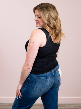 *NEW* Second Skin | Tanith Tank Top | Black