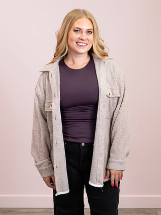 *NEW* Small World Shacket | Brown