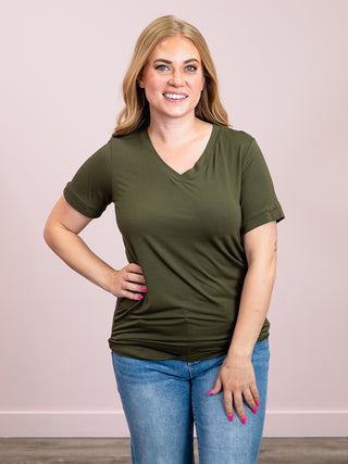 *NEW* Sophie Tee | Dark Olive
