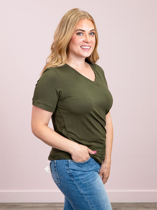 *NEW* Sophie Tee | Dark Olive