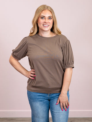 *NEW* Katie Cozy Top | Mocha