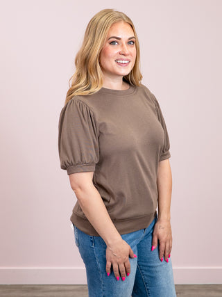 *NEW* Katie Cozy Top | Mocha