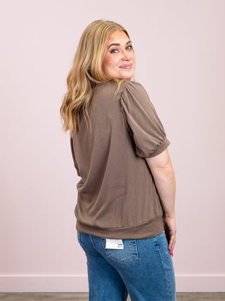 *NEW* Katie Cozy Top | Mocha