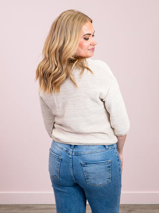 *NEW* DEX | Oceanna Sweater Top | Soft Oatmeal Mix