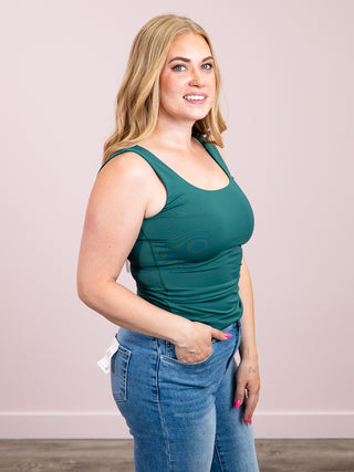 *NEW* Second Skin | Tanith Tank Top | Dark Green