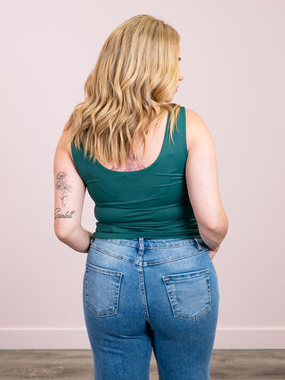 *NEW* Second Skin | Tanith Tank Top | Dark Green
