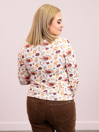 Blair Long Sleeve Top | Autumn Floral