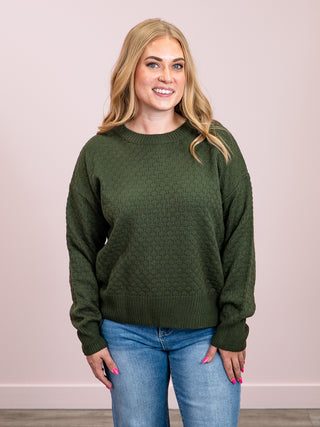 *NEW* Gianna Pullover Sweater | Olive