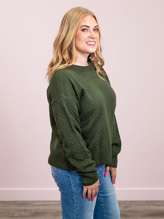 *NEW* Gianna Pullover Sweater | Olive