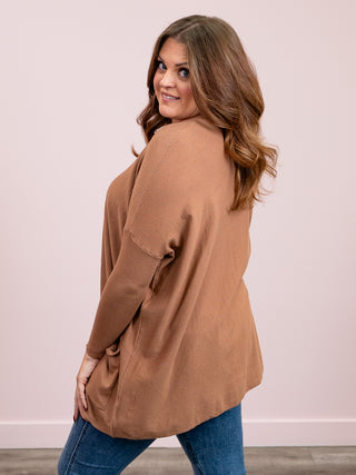 Naomi Pocket Sweater | Latte