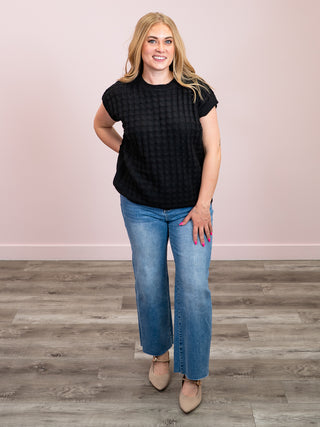 *NEW* Kelly Knitted Top | Black