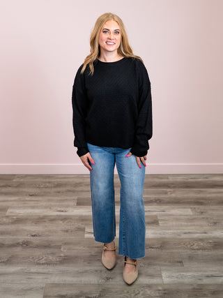 *NEW* Gianna Pullover Sweater | Black