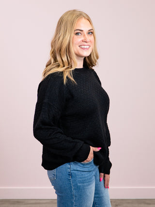 *NEW* Gianna Pullover Sweater | Black