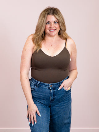 *NEW* DEX | Tatiana Seamless Bra Top | Brown