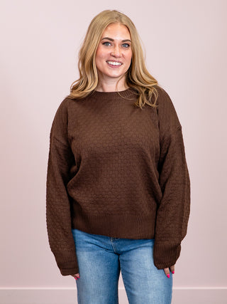 *NEW* Gianna Pullover Sweater | Brown