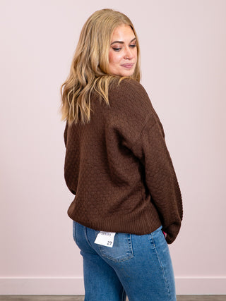 *NEW* Gianna Pullover Sweater | Brown