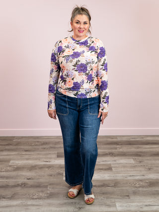 Shirley Maggie Mesh Top | Violet Blooms