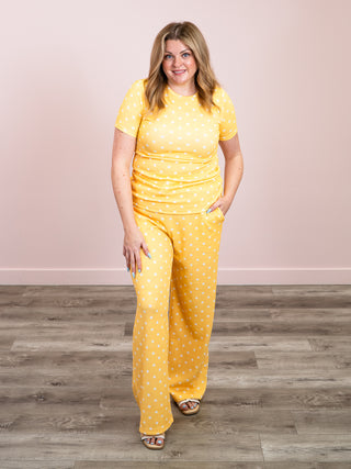 *NEW* Ampersand | Waffle 24/7 Pant | Lemon Drop
