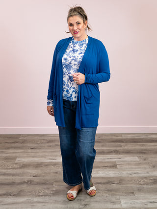 Staple Pocket Cardigan | Light Navy