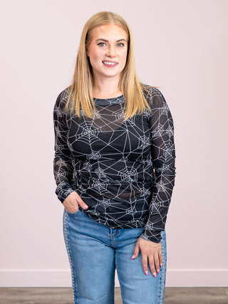 *NEW* Blair Mesh Long Sleeve Top | Webs