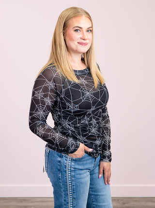*NEW* Blair Mesh Long Sleeve Top | Webs