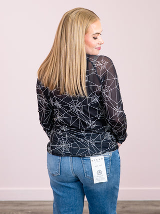 *NEW* Blair Mesh Long Sleeve Top | Webs