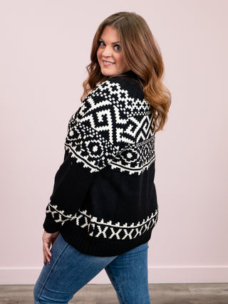 Brunette The Label | Fair Isle Sweater 2.0 | Black