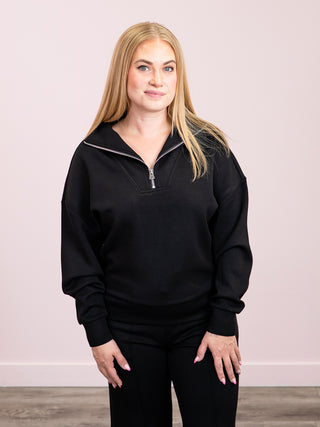 *NEW* RD Style | Seanni Soft Knit Halfzip | Black