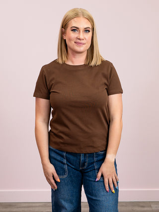 Brunette The Label | The Paris Tee | Brown