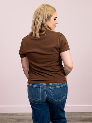 Brunette The Label | The Paris Tee | Brown