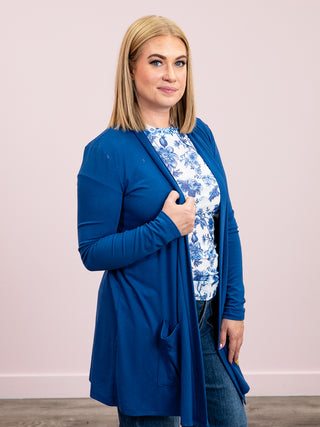 Staple Pocket Cardigan | Light Navy