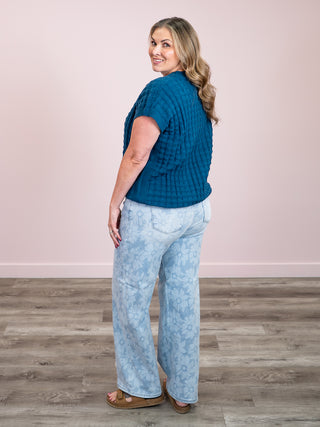 *NEW* Kelly Knitted Top | Teal