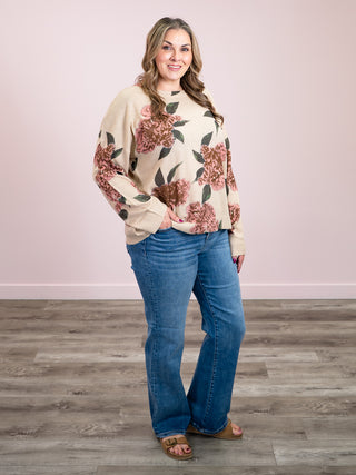 *NEW* Rosewater Oversized Sweater | Taupe
