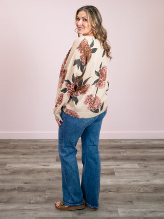*NEW* Rosewater Oversized Sweater | Taupe