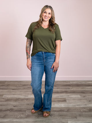 *NEW* Sophie Tee | Dark Olive