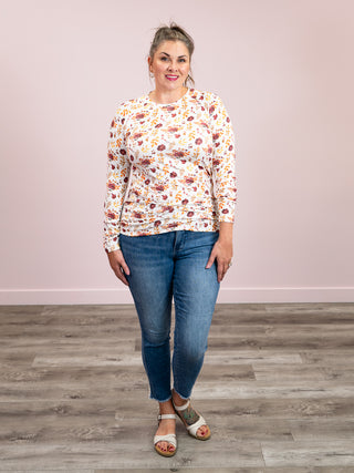 Blair Long Sleeve Top | Autumn Floral