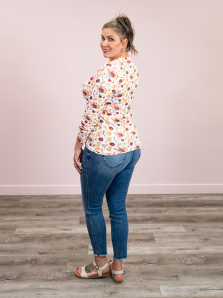 Blair Long Sleeve Top | Autumn Floral