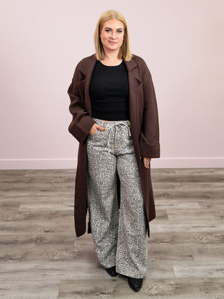 Kuwalla Tee | Shelly Wide Leg Pant | Washed Leopard