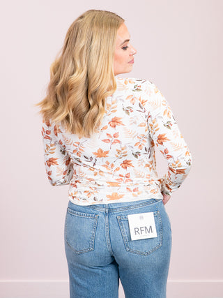 *NEW* Blair Long Sleeve Top | Harvest Leaves