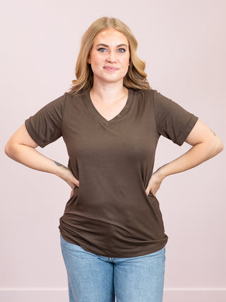 *NEW* Sophie Tee | Brown