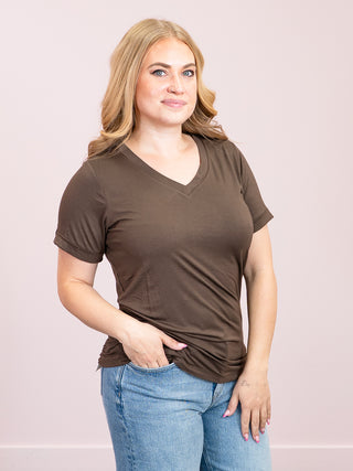 *NEW* Sophie Tee | Brown
