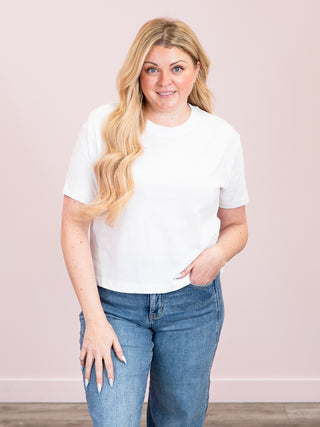*NEW* DEX | Elanor Essential Tee | White