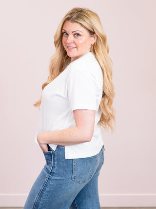 *NEW* DEX | Elanor Essential Tee | White
