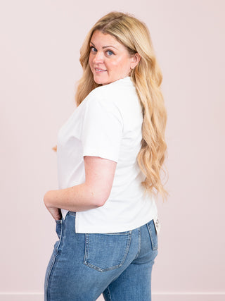 *NEW* DEX | Elanor Essential Tee | White