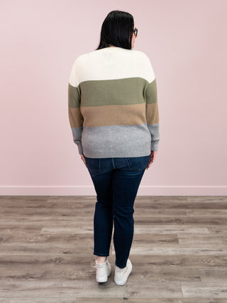 Colorblock Sweater | Neutral Mix