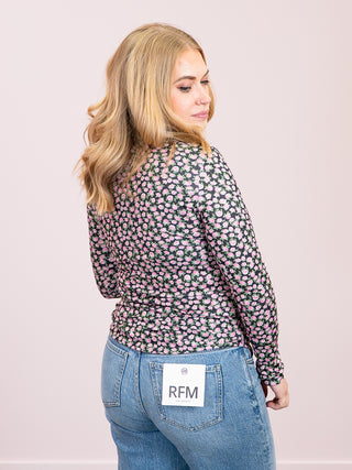 *NEW* Sable Henley Long Sleeve Top | Black