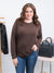 Melissa LONG Sleeve Sweatshirt | Brown