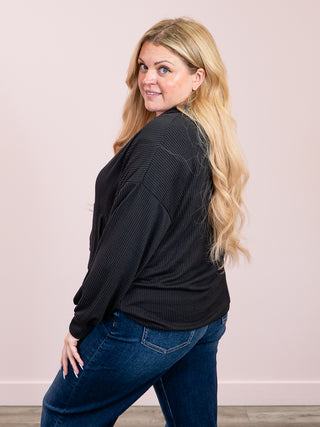 *NEW* Easy Peasy Cardigan | Black