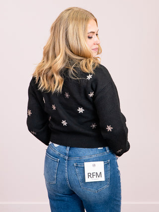 *NEW* DEX | Fiona Floral Cardigan | Black