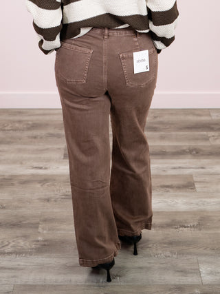 *NEW* Brandon Denim Pants | Brown